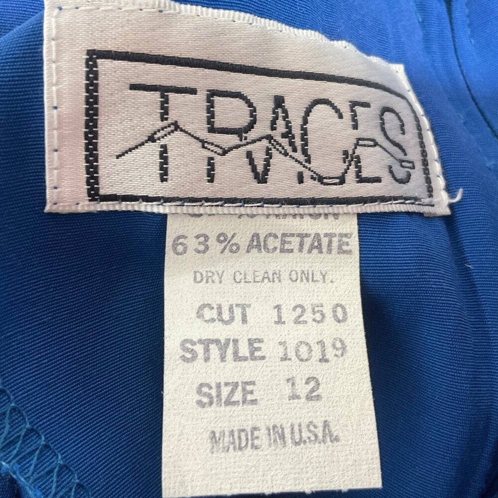 Vintage Traces Size 12 Dress with Tag - Picture 6 of 15